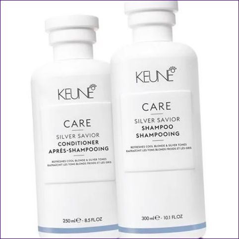 Keune Care Silver Savor Stříbrný šampon pro studené blond odstíny