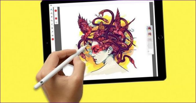 Kreslící aplikace pro počítač a tablet