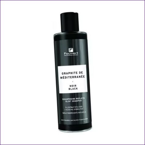 Fauvert šampon na vlasy Reflet Noir Black Graphite De Mediterranee tónovaný grafit
