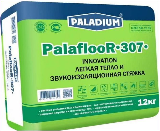 Tepelná izolace podlahové mazaniny Paladium Palafloor-307, 12 kg