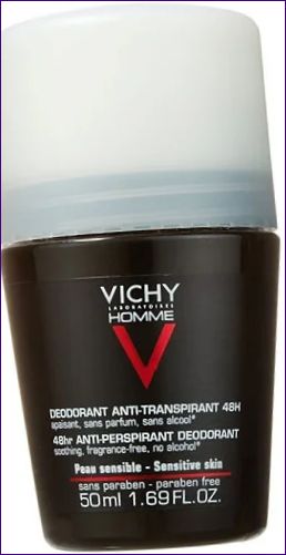 Vichy Homme 48hodinový deodorant pro citlivou pokožku
