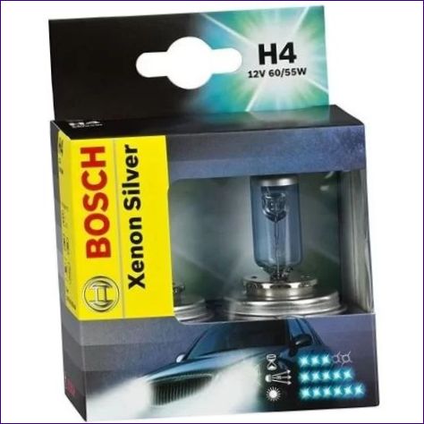 Stříbrný xenon Bosch H4