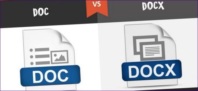 Jaký je rozdíl mezi Doc a Docx