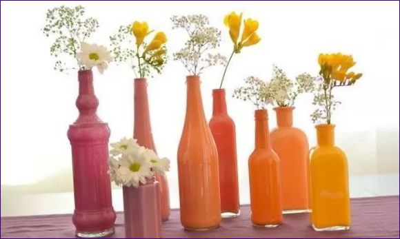 Vázy ve tvaru láhve
