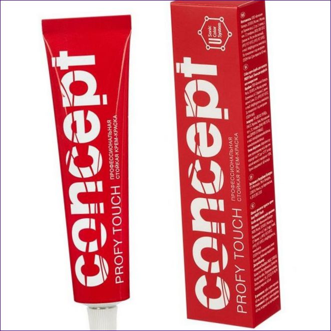 CONCEPT Profy Touch color cream Profesionální dlouhotrvající krémová barva na vlasy