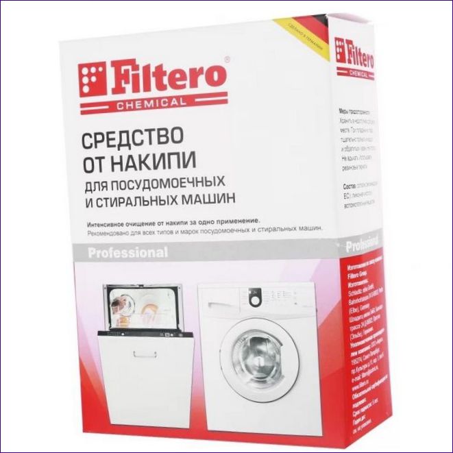 Prací prostředek pro pračky a myčky nádobí FILTERO 601 200G.webp