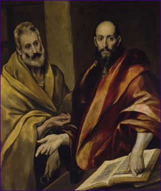 Apoštolové Petr a Pavel, El Greco