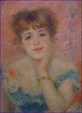 Portrét herečky Jeanne Samarie, Pierre-Auguste Renoir