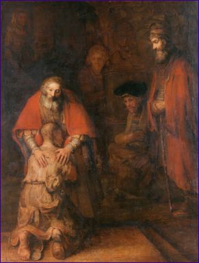 Návrat marnotratného syna, Rembrandt Harmens van Rijn