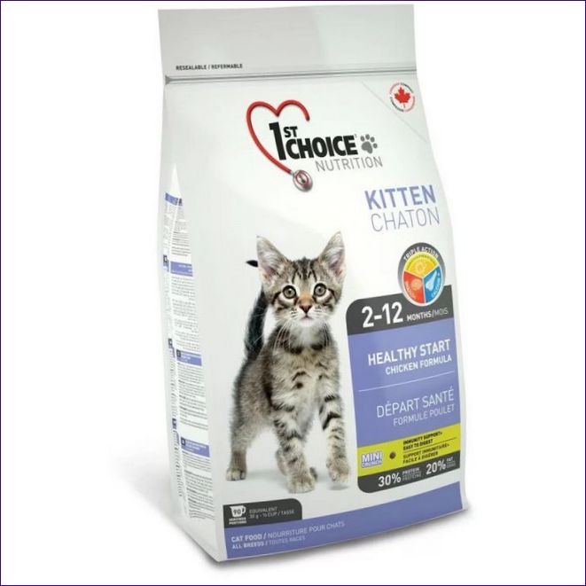 1st Choice Kitten Suché krmivo pro koťata Healthy Start, kuře