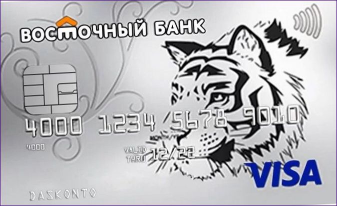 Kreditní karta banky Vostočnyj