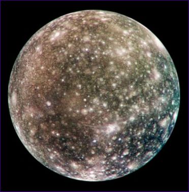 Callisto, družice Jupiteru