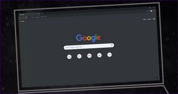 tmavé téma v prohlížeči Chrome