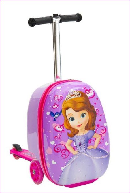 Dětský kufr na kolečkách ZINC Princess Sofia z nárazuvzdorného plastu na kolečkách