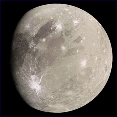 Ganymedes, družice Jupiteru
