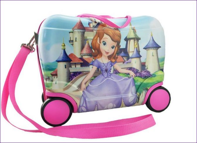 Atma Kids Princess Sofia Princess Castle kufr na kolečkách