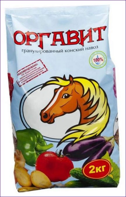 Organický koňský hnůj Orgavit 2 kg