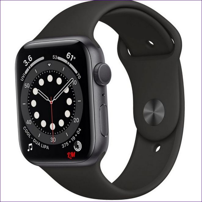 Hliníkové pouzdro Apple Watch Series 6 GPS 44 mm se sportovním řemínkem