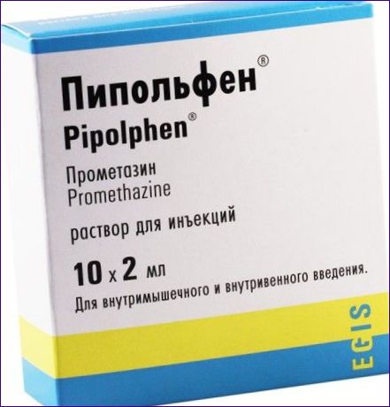 Prometazin (Pipolfen, Diprazin)