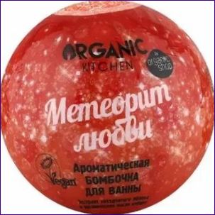 Organic Kitchen Aromatická bomba do koupele Love Meteorite 115gr