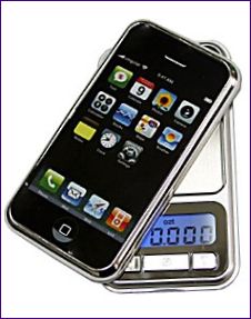 Kromatech iPhone 2308 Elektronická kapesní váha na šperky 100g/0,01g
