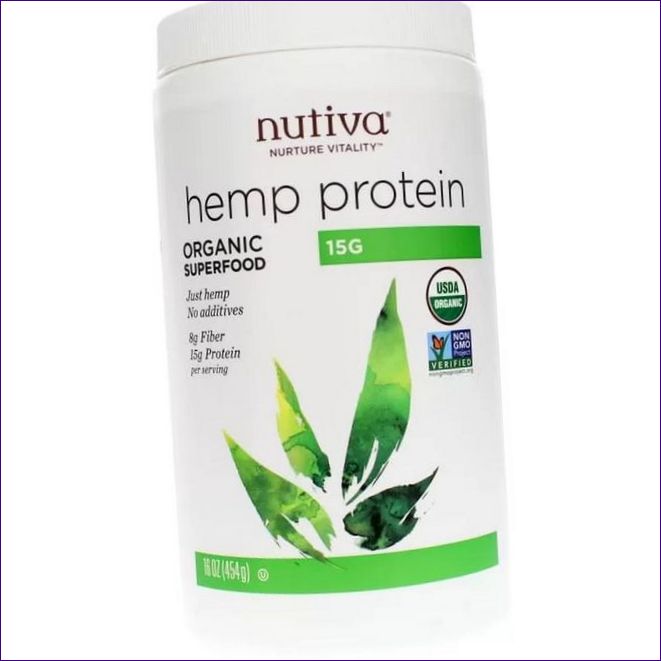 Konopný proteinový koktejl Nutiva.webp
