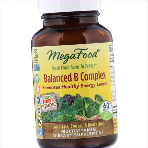 MegaFood Vyvážený komplex vitamínů B