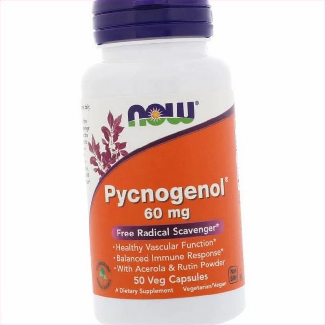 Now Foods Pycnogenol, 60 mg