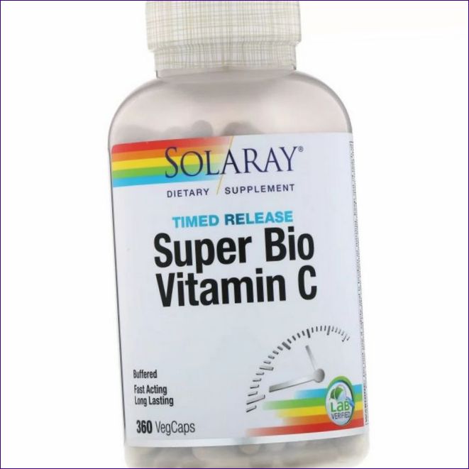 Solaray Super Bio Vitamin C, časové uvolňování