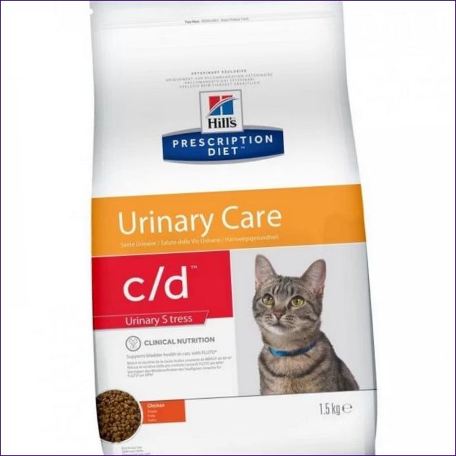 Hill's Prescription Diet c/d Stress Urinary Care suché krmivo pro kočky k léčbě cystitidy a IBC