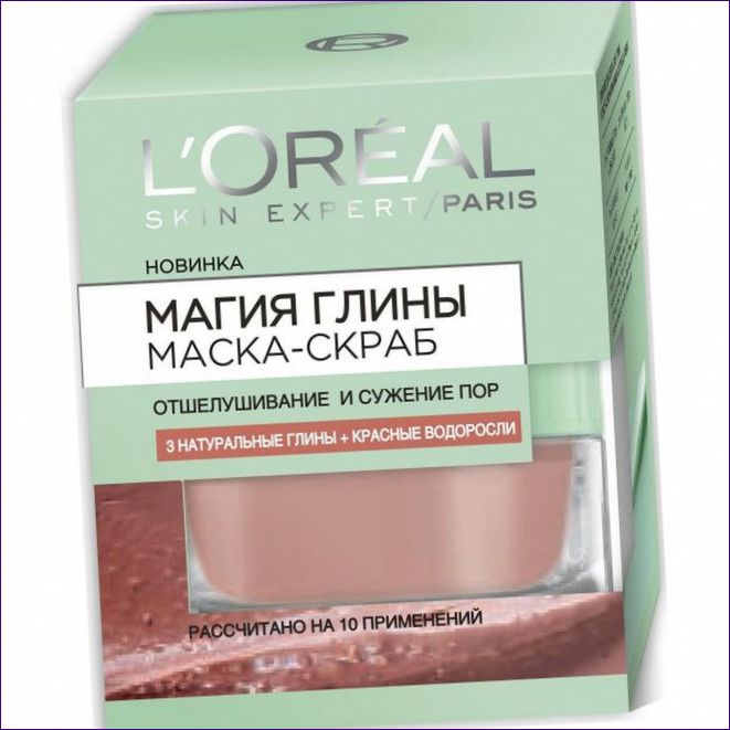 L'Oréal Paris Magic Clay Exfoliace a zmenšení pórů