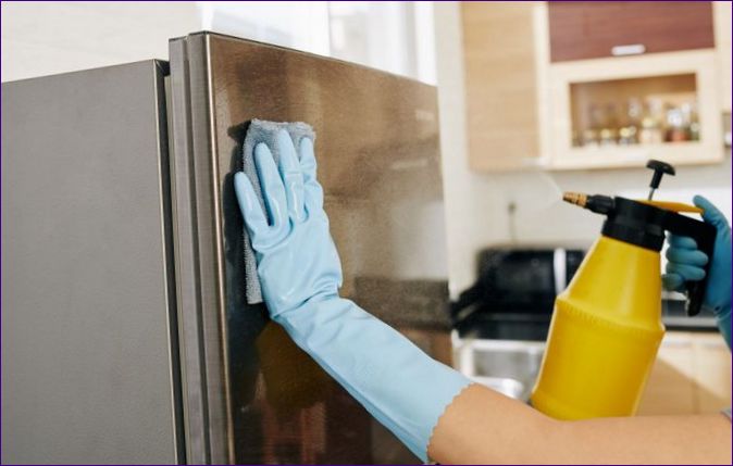 Jak vyčistit vnější část chladničky